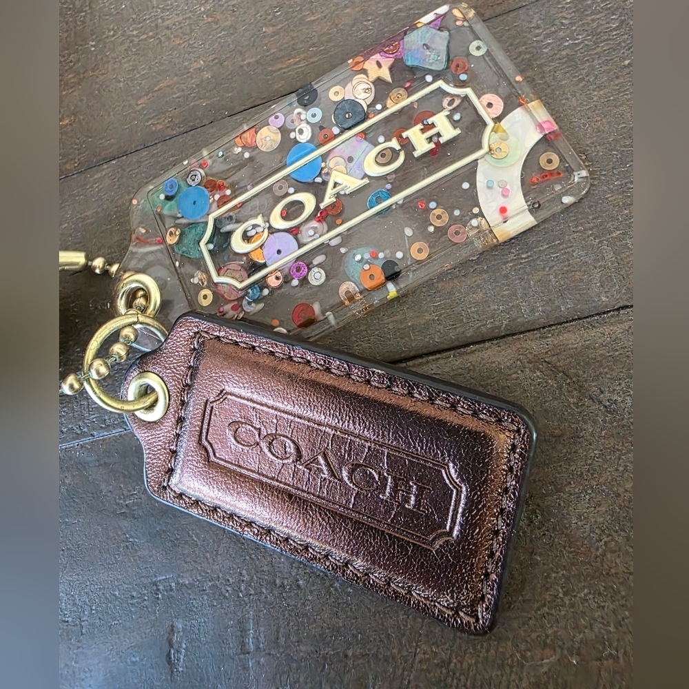 Coach Y2K Poppy Op Art Glam Tote In Metallic Bronze - Picture 16 of 16